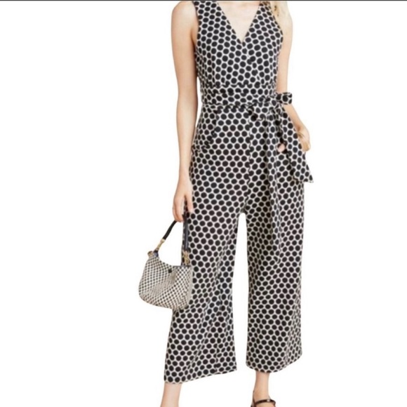 Anthropologie Pants - Anthropologie Eva Franco Marsha Polka Dot Jumpsuit Size: XS